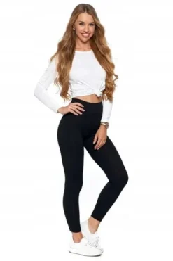 Legginsy z Wysokim Stanem Kryjące Damskie Moraj r. S/M