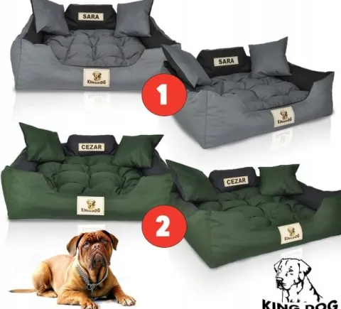 Legowisko dla psa kojec KINGDOG 130x105cm personalizowane XXL