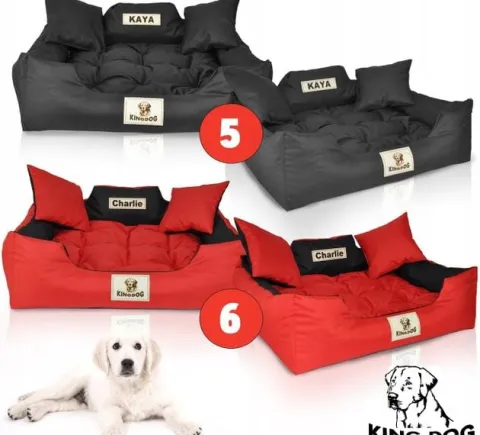 Legowisko dla psa kojec KINGDOG 130x105cm personalizowane XXL