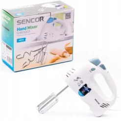 Lekki mikser ręczny blender CICHY 400W TURBO 5 pręd Sencor SHM 5203-EUE3