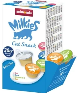Lekkostrawny napój mleczny dla kota - Animonda Milkies Mix smaków 20x15g