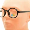 Lenonki czarne OKULARY ZERÓWKI Z FILTREM BLUE LIGHT DO KOMPUTERA oprawki OC
