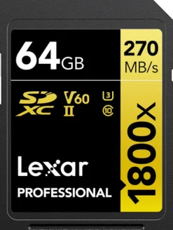 Lexar Pro Karta pamięci 64GB 280MB/s 1800X SDXC
