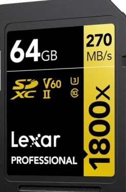 Lexar Pro Karta pamięci 64GB 280MB/s 1800X SDXC