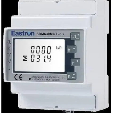 LICZNIK ENERGII SDM630MCT TRÓJFAZOWY MODBUS RTU LCD RS485 5A