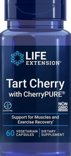 LIFE EXTENSION Tart Cherry with CherryPURE (60 kaps.)
