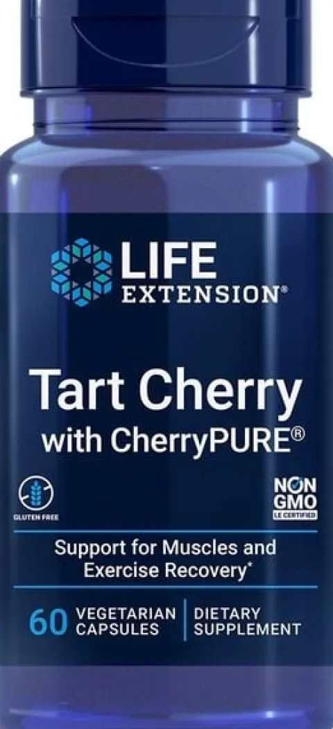 LIFE EXTENSION Tart Cherry with CherryPURE (60 kaps.)