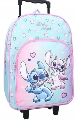 LILO I STICH WALIZKANA KÓŁKACH PLECAK SZELKI DO SZKOŁY DLA DZIECI