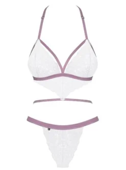 Lilyanne body białe - Obsessive L/XL