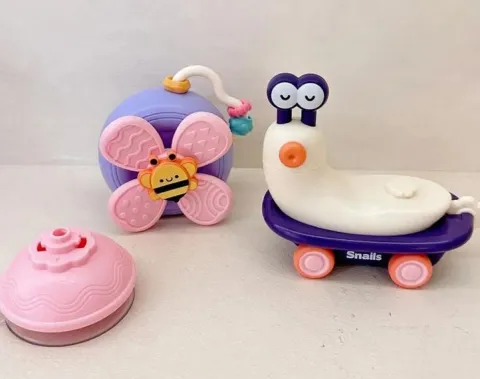 Ślimak Jeżdżący Interaktywny Dla Dzieci Zabawka Spinner Do Kąpieli Wiatrak