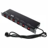 Listwa zasilająca 6 gniazd z osobnymi włącznikami the t.racks Power MS6