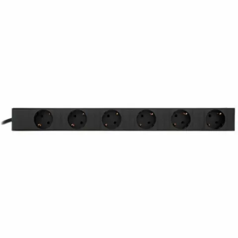 Listwa zasilająca 6 gniazd z osobnymi włącznikami the t.racks Power MS6