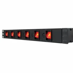 Listwa zasilająca 6 gniazd z osobnymi włącznikami the t.racks Power MS6