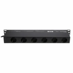 Listwa zasilająca 6 gniazd z osobnymi włącznikami the t.racks Power MS6