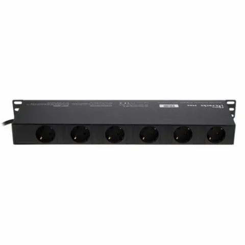 Listwa zasilająca 6 gniazd z osobnymi włącznikami the t.racks Power MS6