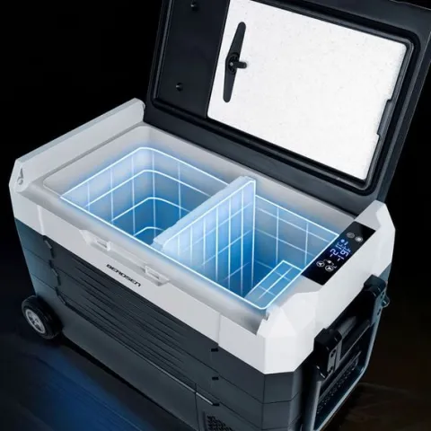 Lodówka kompresorowa turystyczna Icemax 400 Berdsen 40 litry - czarno-szara