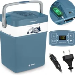 Lodówka turystyczna Berdsen Icemax 29 litry tryb ECO - niebieska