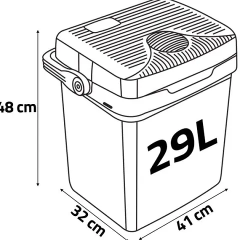 Lodówka turystyczna Berdsen Icemax 29 litry tryb ECO - czarna