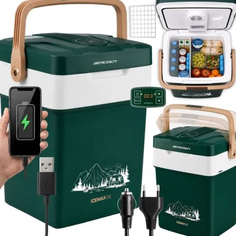 Lodówka turystyczna Berdsen Icemax 29 litry tryb ECO - zielona