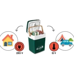Lodówka turystyczna Berdsen Icemax 29 litry tryb ECO - zielona