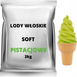 LODY WŁOSKIE SOFT PISTACJOWE 2 kg mieszanka w PROSZKU