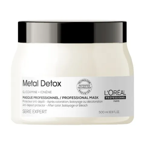 Loreal Professionnel Metal Detox Maska do włosów rozjaśnianych i farbowanych, 500ml