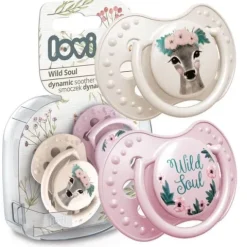 LOVI Smoczek uspokajający dynamiczny WILD SOUL GIRL 6-18m