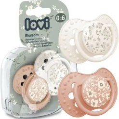 LOVI SMOCZEK USPOKAJAJĄCY DYNAMICZNY BLOSSOM IVORY 2 SZTUKI 0-6m