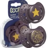 LOVI Smoczek uspokajający dynamiczny STARDUST VIOLET 3-6m