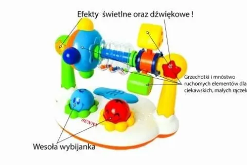 LT09 MUZYCZNY INSTRUMENT DLA DZIECI INTERAKTYWNA ZABAWKA GRZECHOTKA muzyczne królestwo