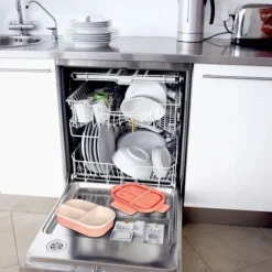 LUNCHBOX 3 PRZEGRÓDKI SZTUĆCE LUNCH BOX POJEMNIK ŚNIADANIE ŚNIADANIÓWKA