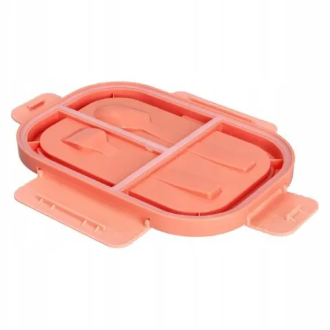 LUNCHBOX 3 PRZEGRÓDKI SZTUĆCE LUNCH BOX POJEMNIK ŚNIADANIE ŚNIADANIÓWKA