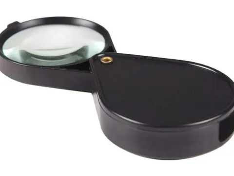 Lupa składana kieszonkowa szkło powiększające 60mm