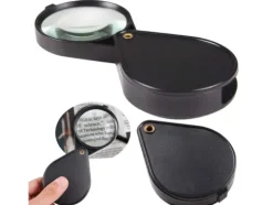 Lupa składana kieszonkowa szkło powiększające 60mm