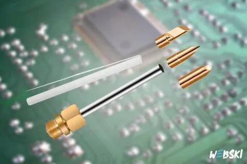 LUTOWNICA BEZPRZEWODOWA Z REGULACJĄ TEMPERATURY PRZENOŚNA PRECYZYJNA USB