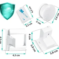 Magnetyczne zabezpieczenie szafek Ricokids 798000 4 szt
