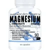 MAGNEZ L-TREONIAN 2000 MG SEN PAMIĘĆ KONCENTRACJA STRES UKŁAD NERWOWY 90TAB