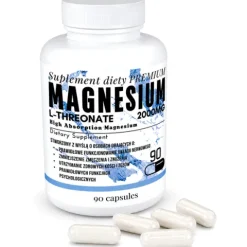 MAGNEZ L-TREONIAN 2000 MG SEN PAMIĘĆ KONCENTRACJA STRES UKŁAD NERWOWY 90TAB