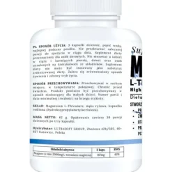 MAGNEZ L-TREONIAN 2000 MG SEN PAMIĘĆ KONCENTRACJA STRES UKŁAD NERWOWY 90TAB