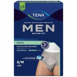 Majtki chłonne TENA Men Normal S/M pieluchomajtki pieluchy dla dorosłych