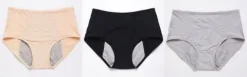 MAJTKI damskie MENSTRUACYJNE na okres bielizna menstruacyjna figi 3PAK