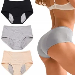 MAJTKI damskie MENSTRUACYJNE na okres bielizna menstruacyjna figi 3PAK