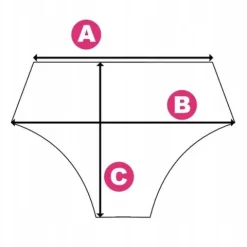 MAJTKI damskie MENSTRUACYJNE na okres bielizna menstruacyjna figi 3PAK