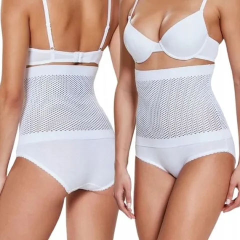 MAJTKI Figi damskie wyszczuplające modelujące brzuch wysoki stan