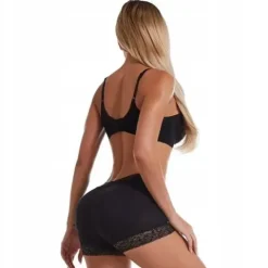 Majtki PUSH UP modelujące z koronką powiększające wyjmowane wkładki