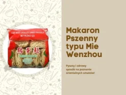 Makaron chiński w stylu Wenzhou pszenny gotowy w 3 min. typu mie Wing Man 454g