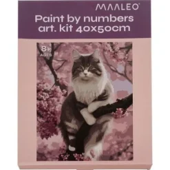 Malowanie Po Numerach 40X50Cm- Kotek Maaleo 22783
