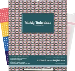 MaMy Kalendarz tygodniowy 2025/2026 Pachnący ogród - wiszacy