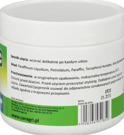 Maść pielęgnacyjna do wymion ”15”, 500 ml, Can Agri