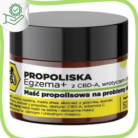 Maść propolisowa Api Effect egzema CBDA wrotycz glistnik na skórę 50ml